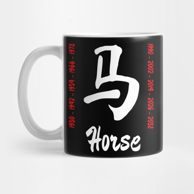 Year of the horse Chinese Character by All About Nerds